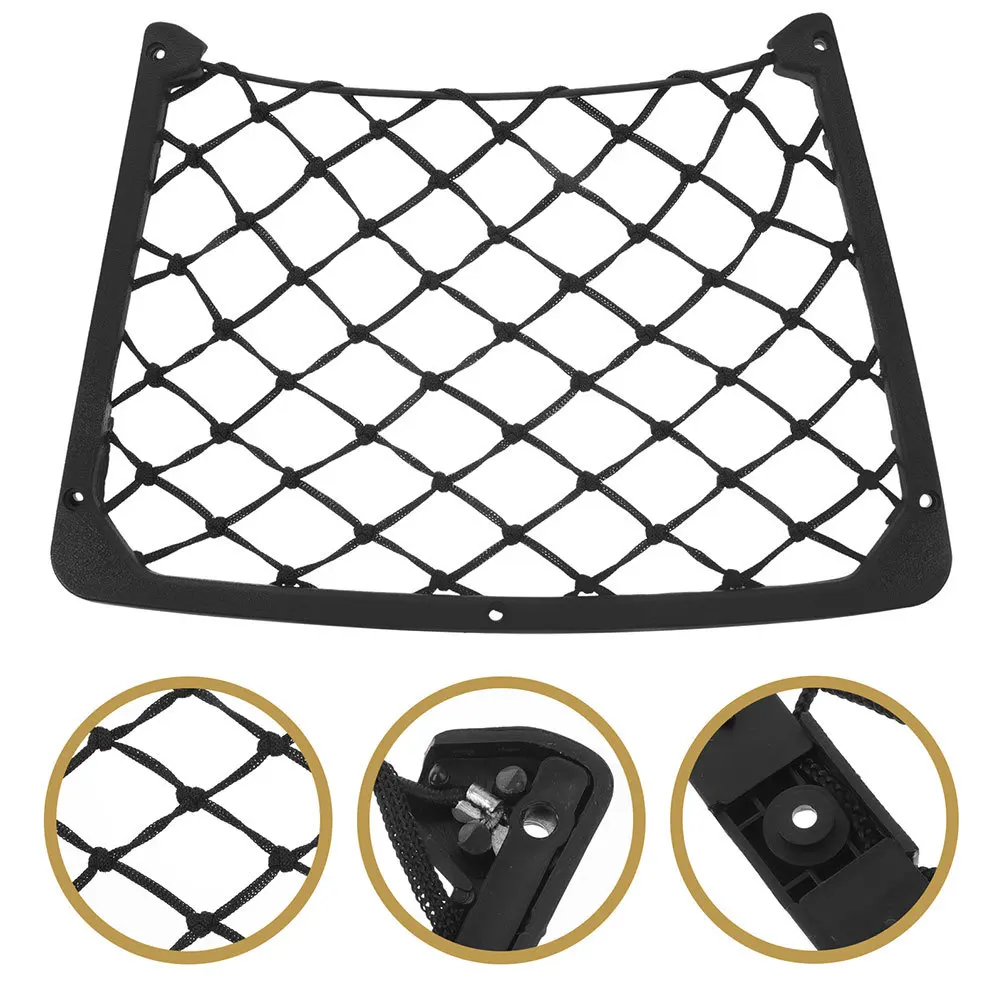 

2Pcs Car Storage Net Pocket Elastic Mesh Organizer for Car Trunk Seat Back Door High Strength Flexible Storage Pouch