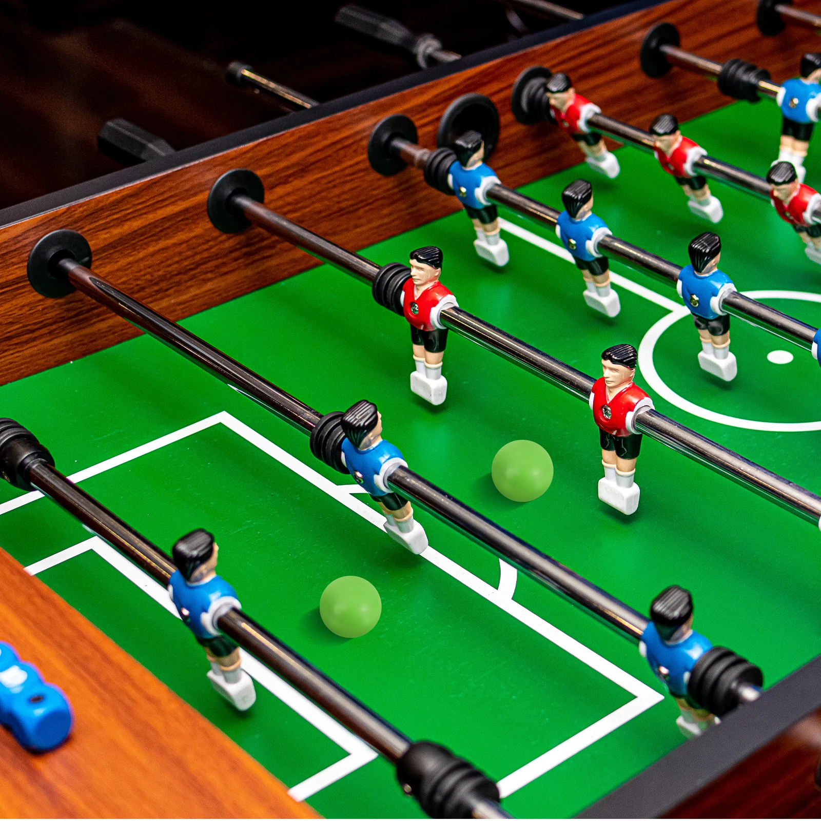 

10 Pcs Glossy Football Game Balls for Kids Child Environmental Resin Desk Replacements Soccer Table Accessories