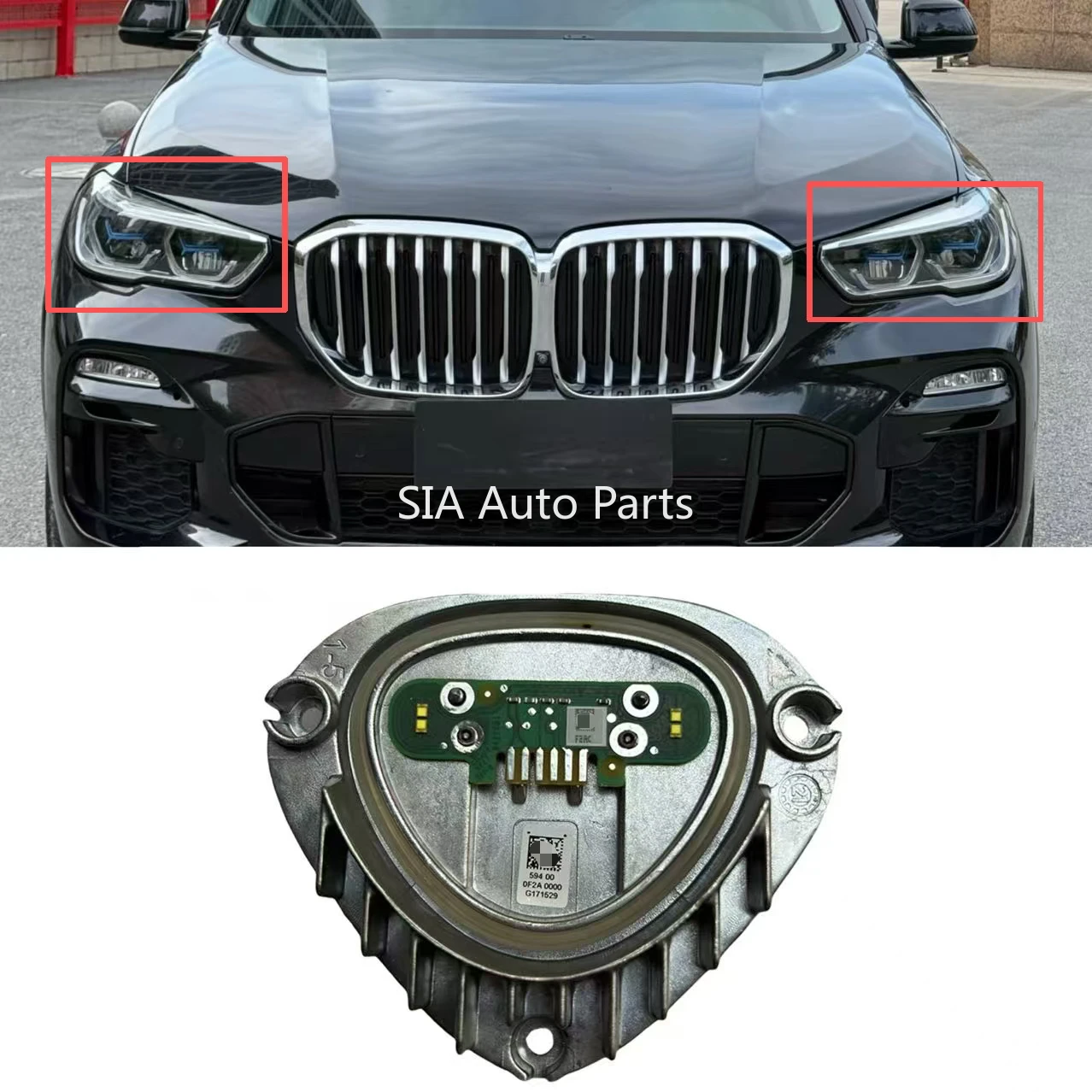 

For 2019-2022 BMW X5 G05 X6 G06 White Lightsource Daytime Running Light Modules LED Headlight Non Laser 63119477985