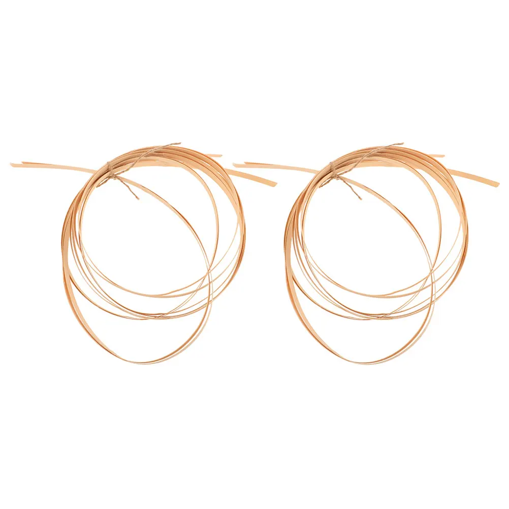 

2pcs Handmade Weaving Material 5M 1Cm 1Mm Wicker Weaving Roll For Basket Wall Art Craft Rattan Furniture Repair Supplies