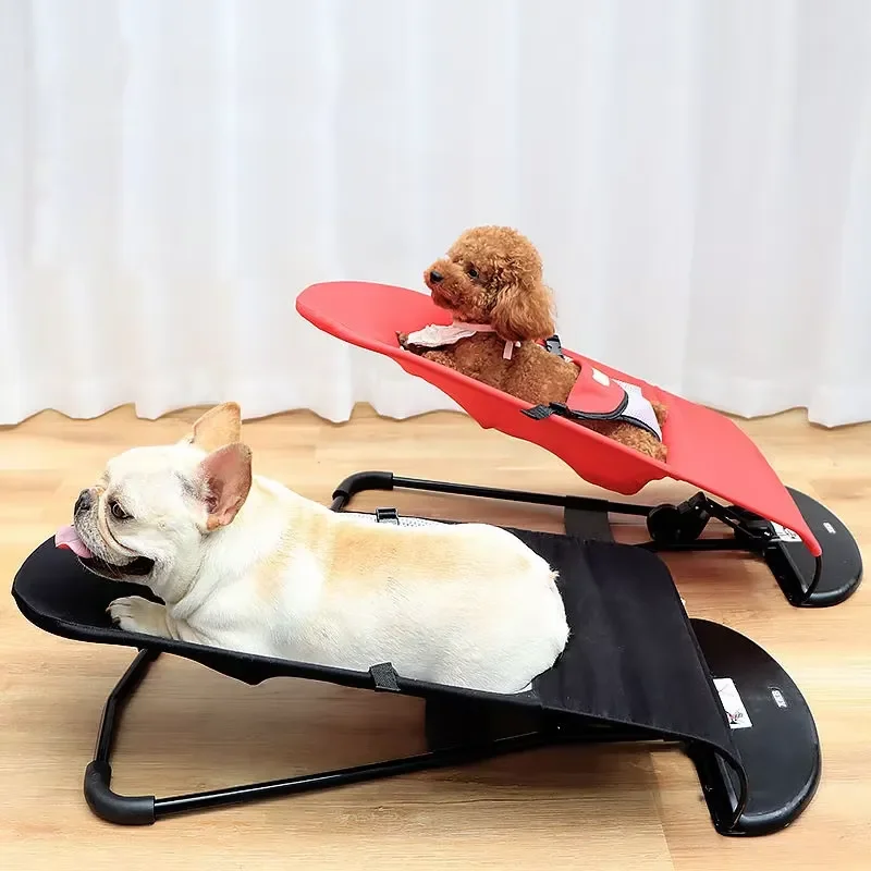 2026 Outdoor Pet Camping Portable Elevated Dog Bed Waterproof Metal Frame Raised Pet House Furniture