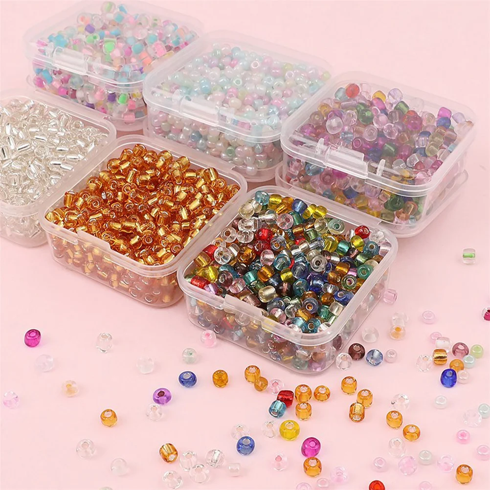 

1 set 1 Set Of Mini Plastic Storage Boxes Clear Bead Organizer Case For Jewelry Craft Supplies Tackle Box Organizer Small