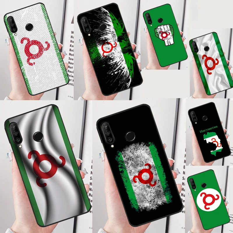 Ingushetia Flag Case For Huawei Nova Y60 Y61 Y70 Y90 Nova 11i 8i 3i 5T 9 10 SE P20 P30 P40 Lite Mate 60 Pro