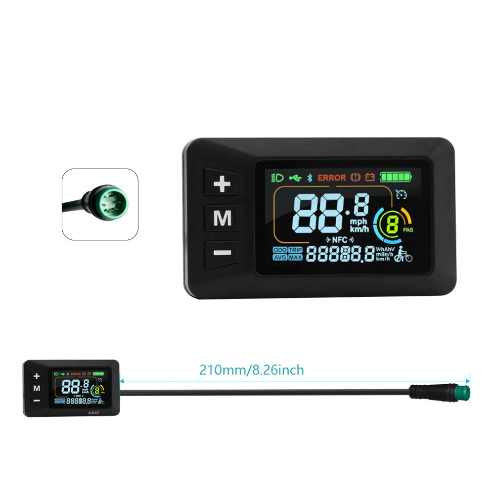 

Robust E Bike LCD Display Designed for Compatibility Across Various Voltages With a Focus on Clear Visibility and Durability