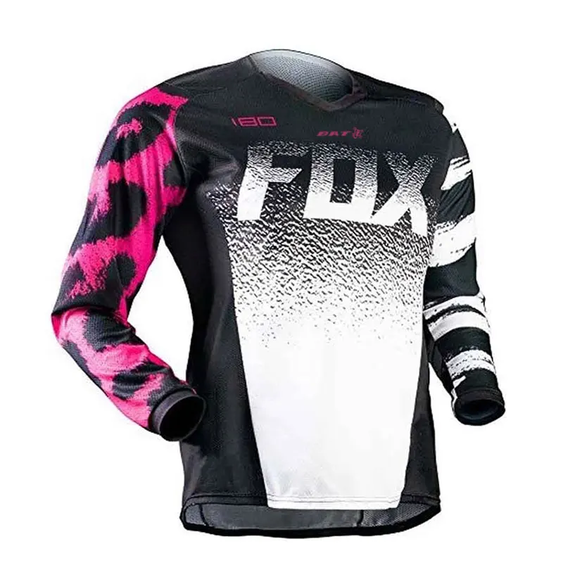 Koszulka na rower górski BAT FOX Enduro MTB koszulka zjazdowa szybkoschnąca koszulka motocrossowa Off-Road Ropa Motocross Mujer