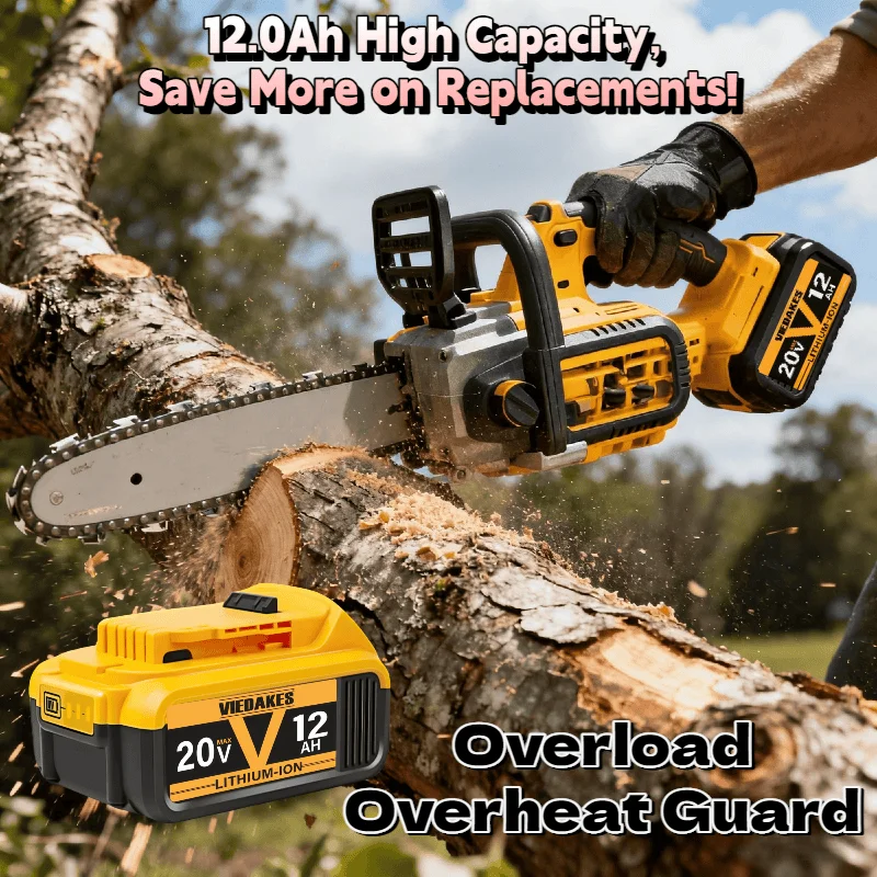 

Power Original for DEWALT 12.0AH DCB609 18V 20V Lithium-ion Battery for Dewalt DCB204 DCB205 DCB206 DCB609 DCB184 DCB200