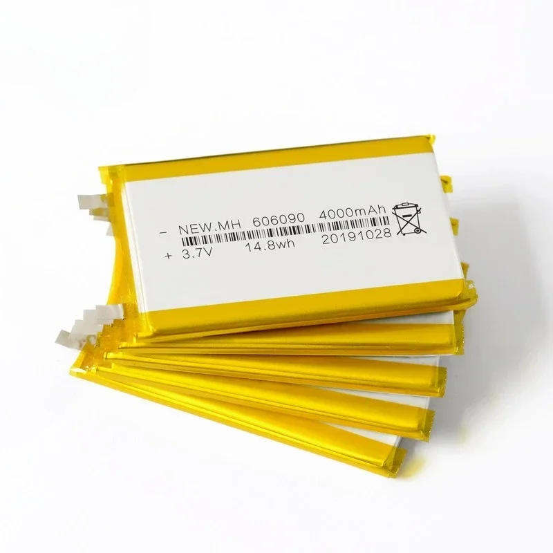606090 ليثيوم بوليمر 3.7 فولت 4000 مللي أمبير 14.8Wh بطارية ليثيوم يبو JST-PH 2.0 مللي متر 2Pin موصل ل GPS سمّاعات بلوتوث قوة البنك اللوحي