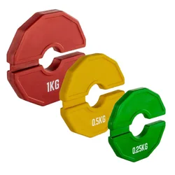 Portable opening counterweight 35mm aperture rubber barbell dumbbell kettlebell counterweight weight piece