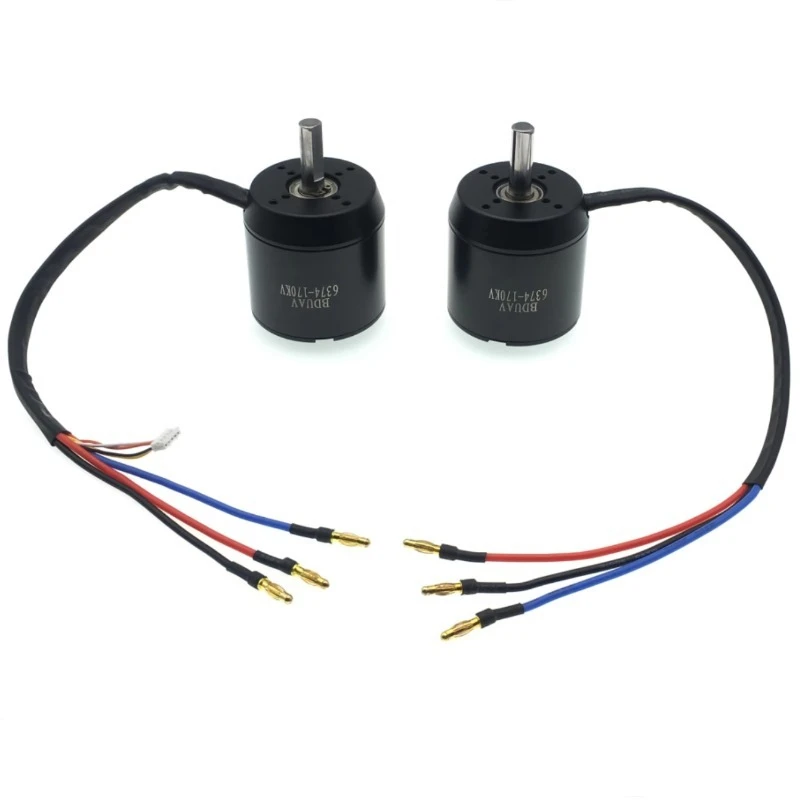 

6374 170KV Brushless Motor 2800W 24-36V, 2.3-3.4N/m D-axis Torque for E-Scooter, Surfboard, RC & Industrial Tools