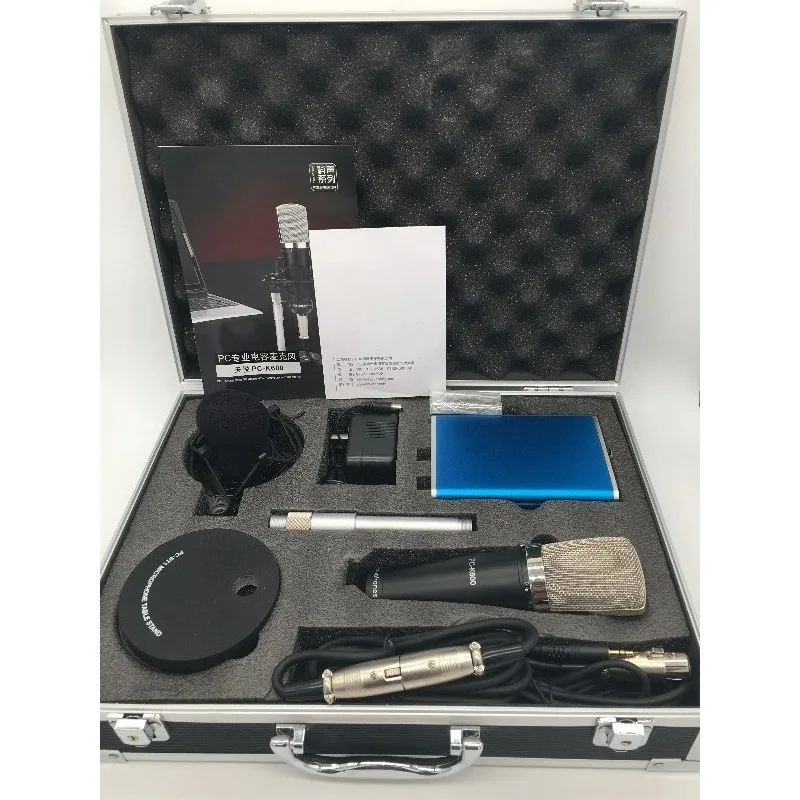 PC-K600 Computer Recording Microphone with TPM-2 Mic Amplifier, Side-Address Mic ,Chat Room,Broadcasting