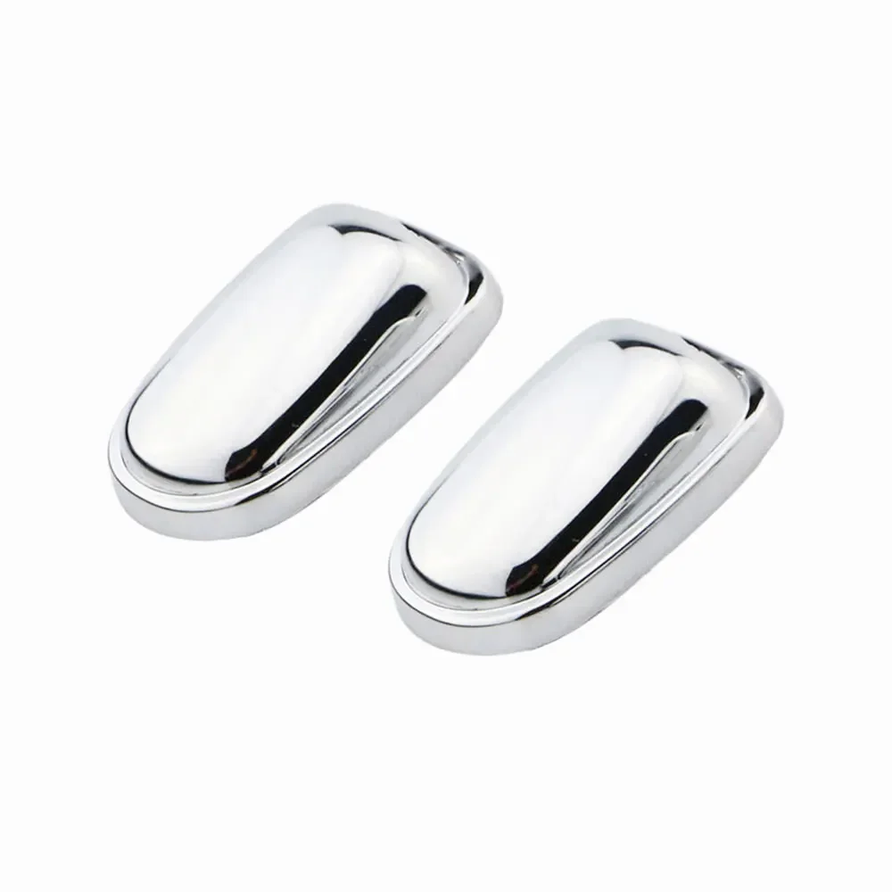 For Ford Fiesta MK7 2009 - 2016 Front Window Water Spray Nozzle Cover 2Pcs Washer Nozzle Cap Sticker Accessories