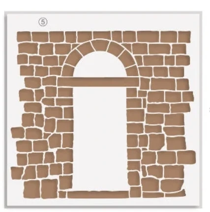 Bridge and Gate Metal Cutting Dies Scrapbook Diary Decoration Stencil Embossing Template DIY Greeting Card Handmade 2025 New