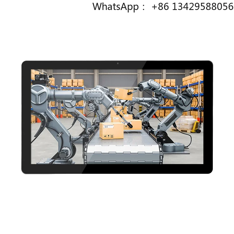 2025 New 21.5 Inch Wall Mount RK3576 All in One IPS LCD Touch Android 14 Advertising Screen for AI/ Mall