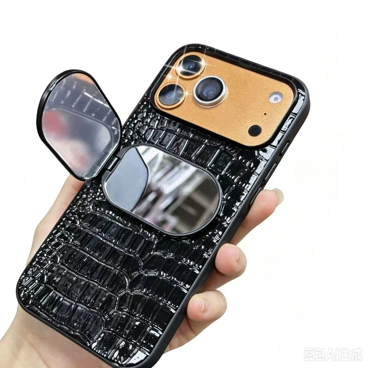 Luksusowe etui na telefon z motywem skóry krokodyla, pasujące do modeli iPhone 18 Pro Max, 17 Pro, 15, 14, 13, 17, 12, 11, 16 Max, 16 Pro Max – ochronne etui na telefon. — 2