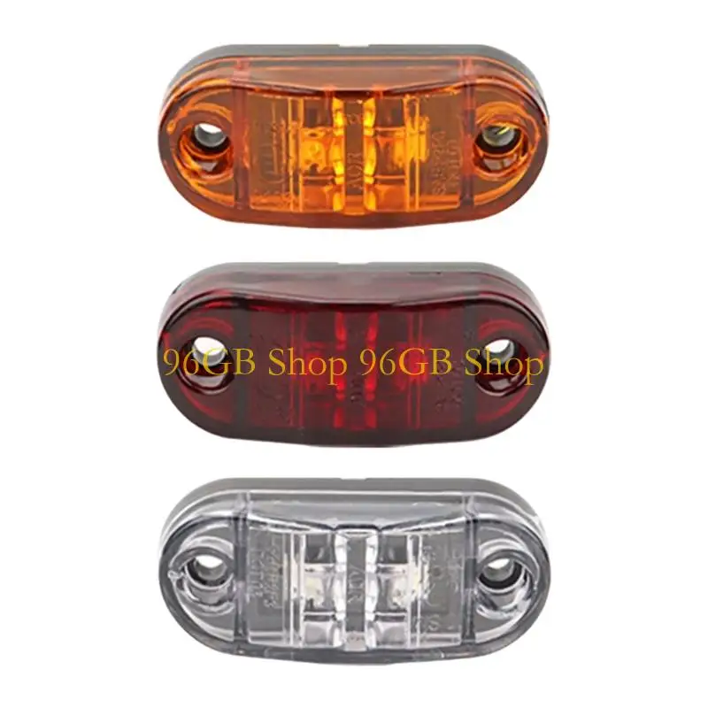 96GB 24V LED Side Marker Light Waterproof Automotive Warning Lights Side Clearance Indicators Lamp Truck Accessories