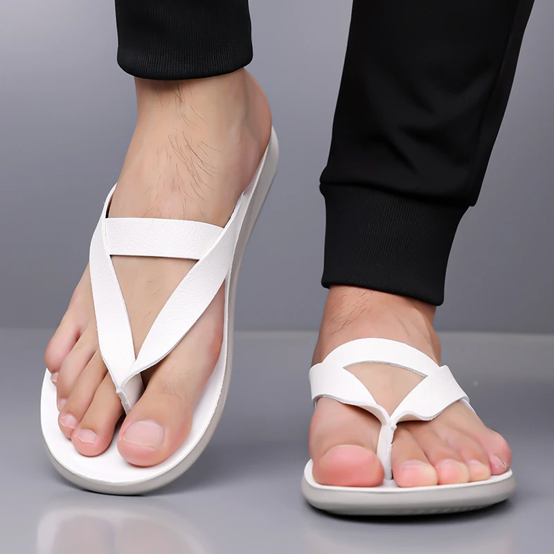 

Men's New summer slippers Comfortable minimalist high-quality style 38-48 Outdoor beach daily walking Breathable and daily