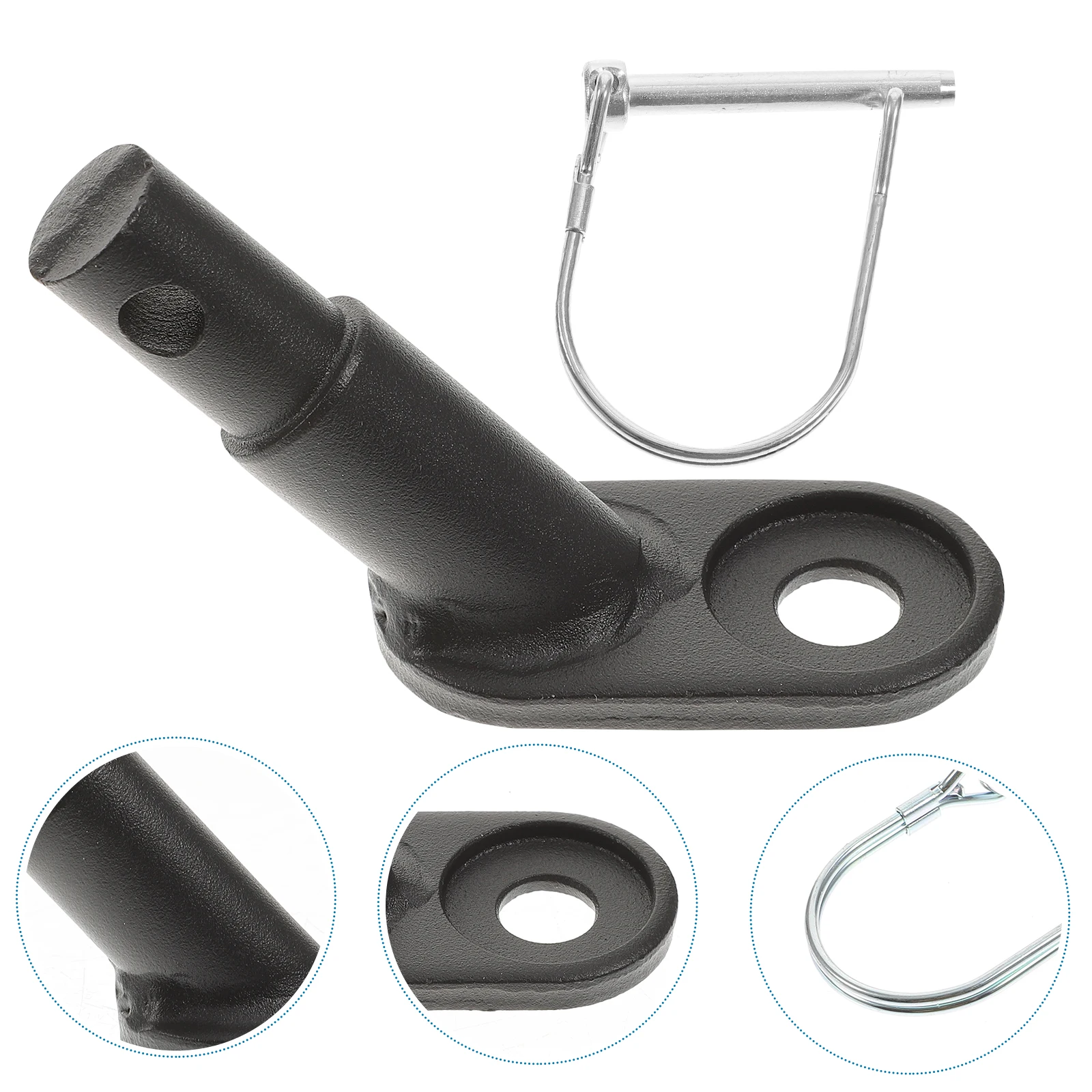 

Bicycle Trailer Accessories Durable Steel Bike Hitch Coupler Adapter Universal Connector Electric Bikes Compatibility Practical