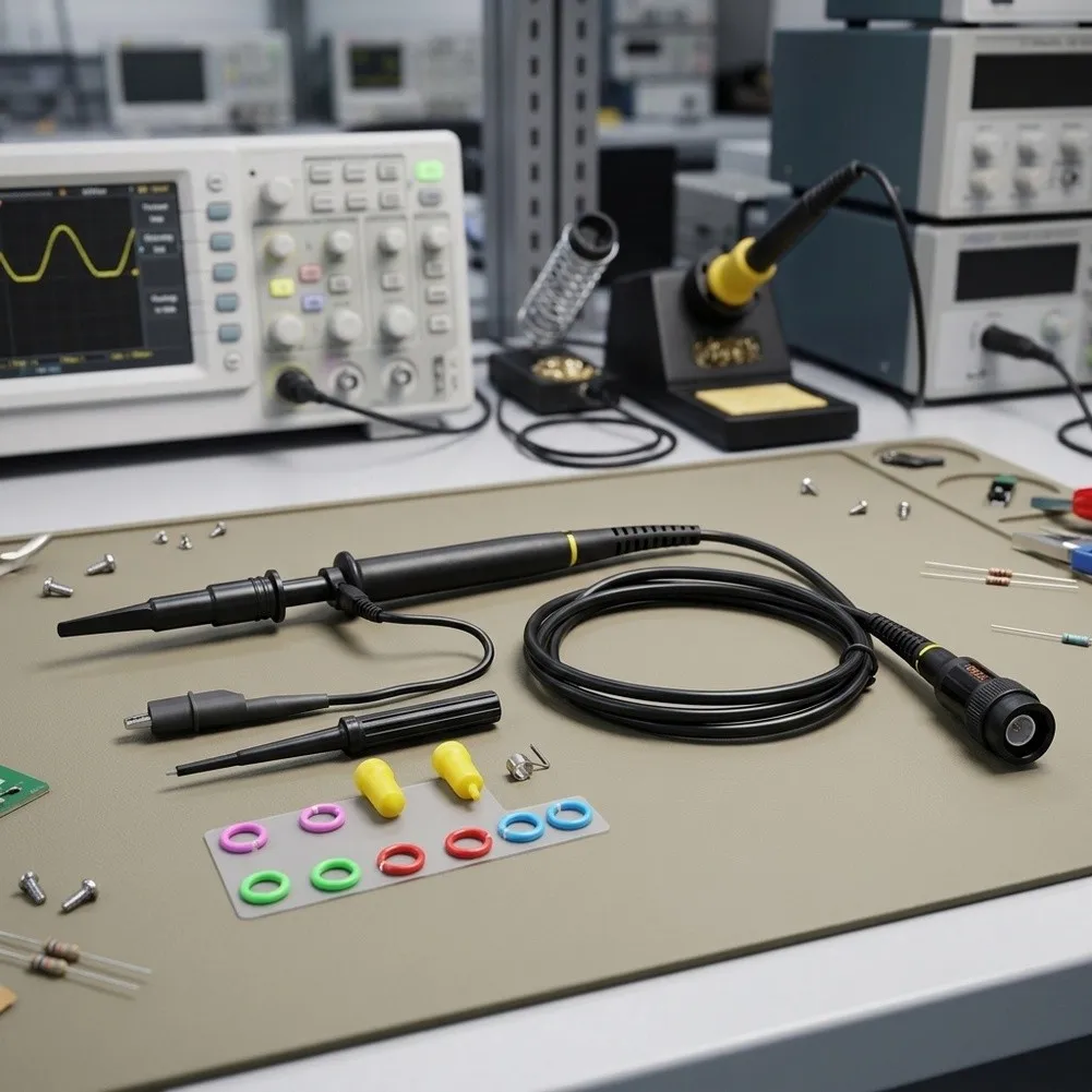T3100 For BNC Passive Probe for Oscilloscope Use in High Voltage Environments up to 2500V for Industrial Electrical Maintenance