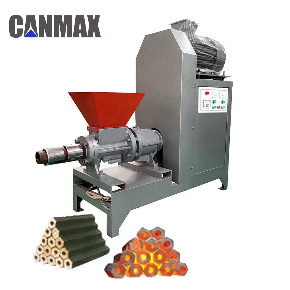 

Charcoal Making Machine Price Biomass Briquette Machine Wood Sawdust Straw Grass Rods Extuder Saw Dust Briquette Machine