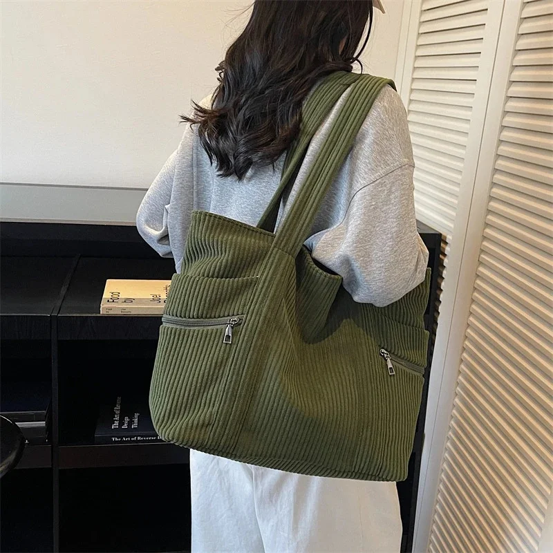 سروال قصير سعة كبيرة حقيبة كتف الطالب الكورية اليابانية خمر شيك الحرم الجامعي حمل للنساء المراهقات العودة إلى المدرسة عادية #3