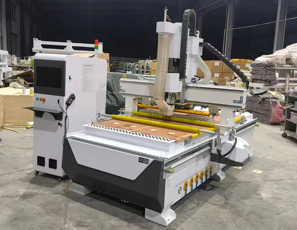 Wood Cnc Router 1325 Atc CNC 4*8ft Linear Auto Tool Changer Cabinet Door Making Machine for Wood Furniture