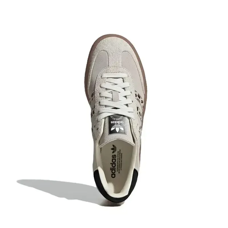 Adidas SAMBAE Vogue, Versatile Wear-Resisting, Brief Trend Low-Cut Board Shoes For Women's, Beige