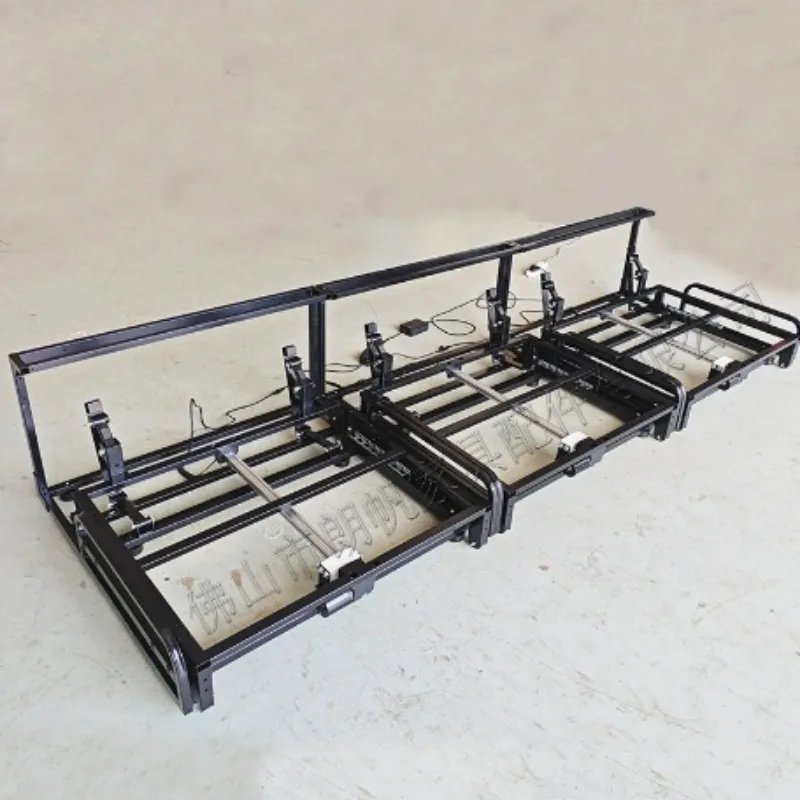 New Multifunctional Electric Sofa Bracket One Drag Three Flat Push Frame Wireless Remote Lazy Sofa Iron Frame