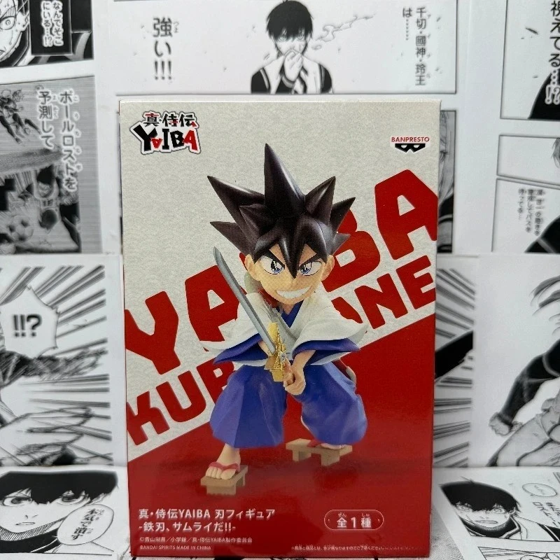 Genuine Kenyuu Densetsu Yaiba YAIBA 15cm PVC Action Anime Figure Model Toys Figure Collection Doll Gift