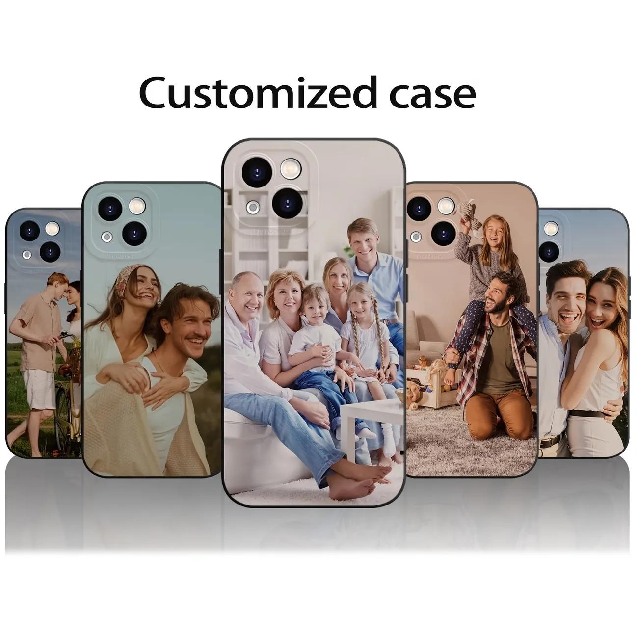 DIY Personalized Custom Case For iPhone 17 16 15 14 13 12 11 Pro Xs Max Mini X XR 6 6S 7 8 Plus 17e 16e Silicone Soft Back Cover