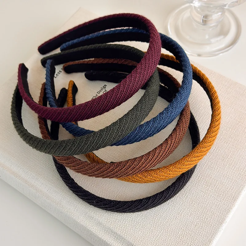 

Solid Color Hair Hoop Hair Bands Korean Wool Headband Headdress Headwear Face Wash Headband Hairband Women Girl Hair Accessories