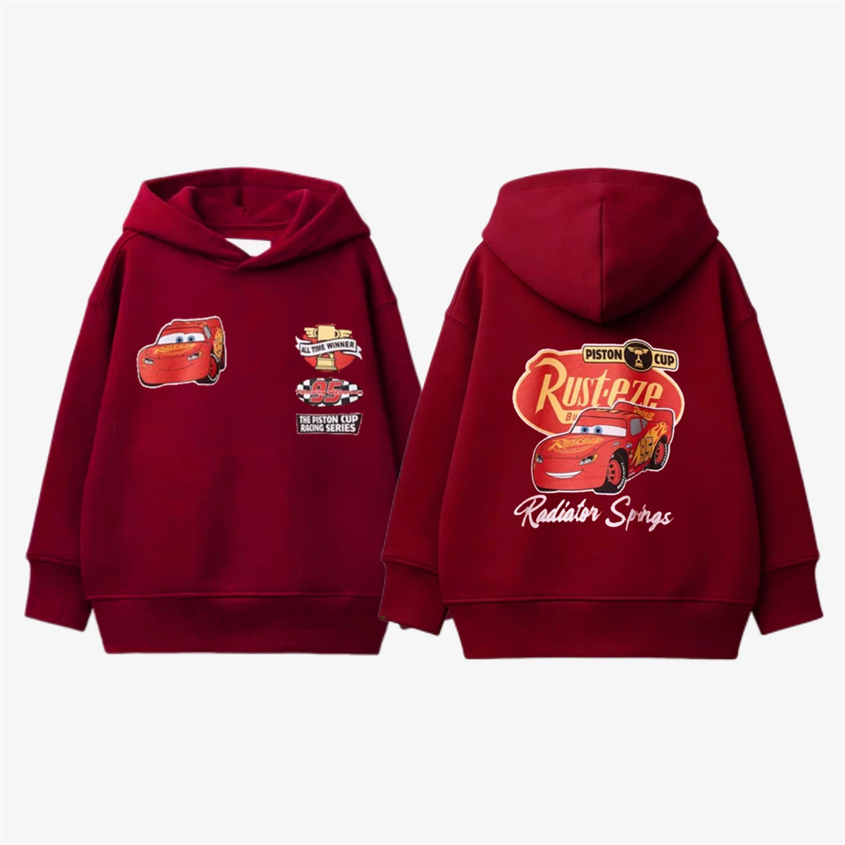 

Новые толстовки с мультяшным принтом, осенняя одежда Disney, милые толстовки для мальчиков и девочек, детские модные топы с капюшоном, верхняя одежда