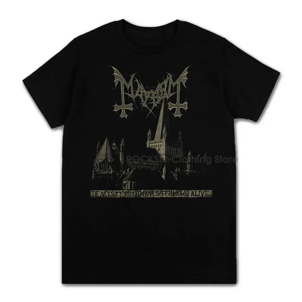 Rapper Mayhem Death Metal Cool T Shirt Men Women Oversized Tee Shirts 2022 Summer Short Sleeve Fashion Cotton Tees Tops XS-3XL