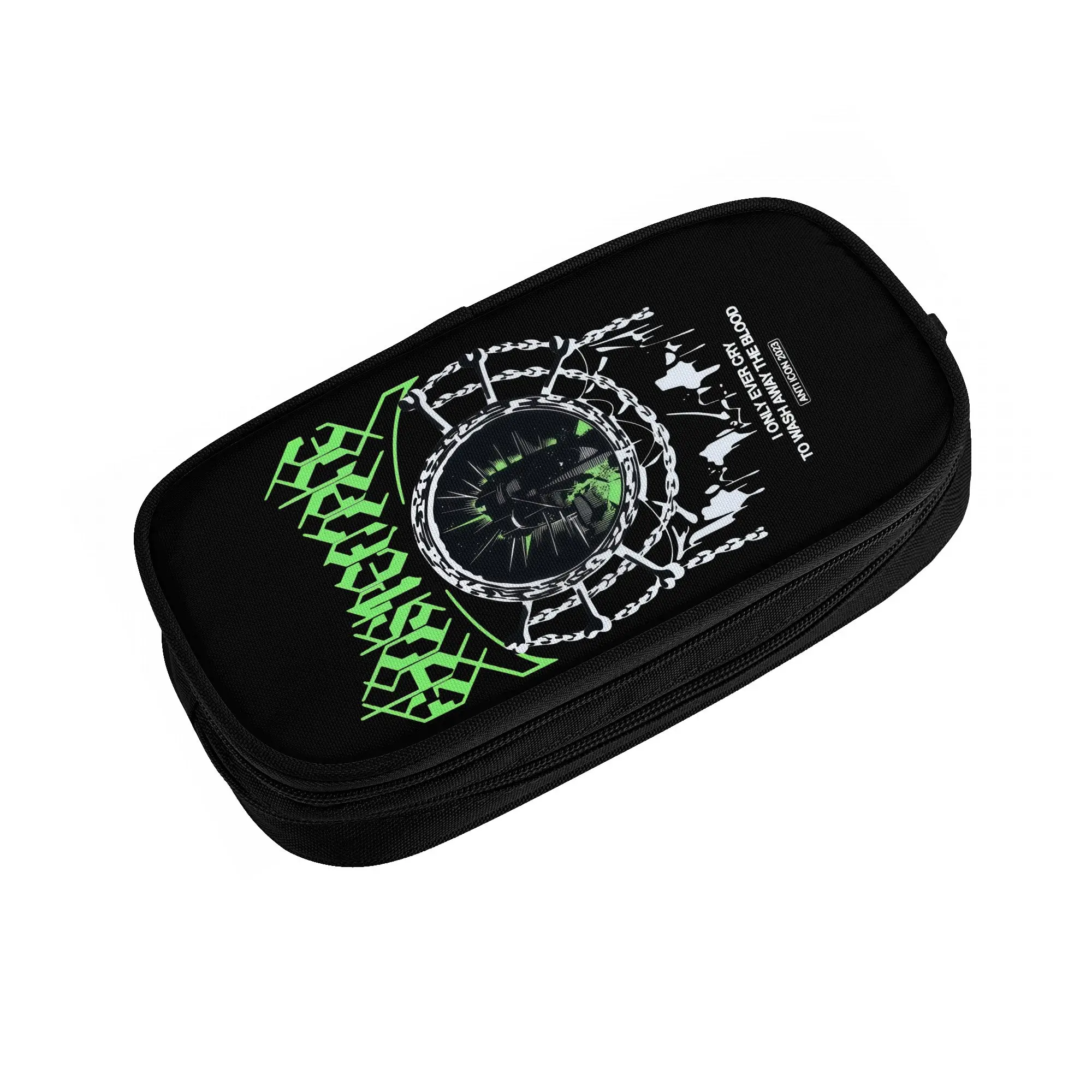 Rapper Heavy Metal Hip Hop Music Ghostemane  Cute Pencil Cases Girl Boy Large Capacity  Pencil Bag School Accessories