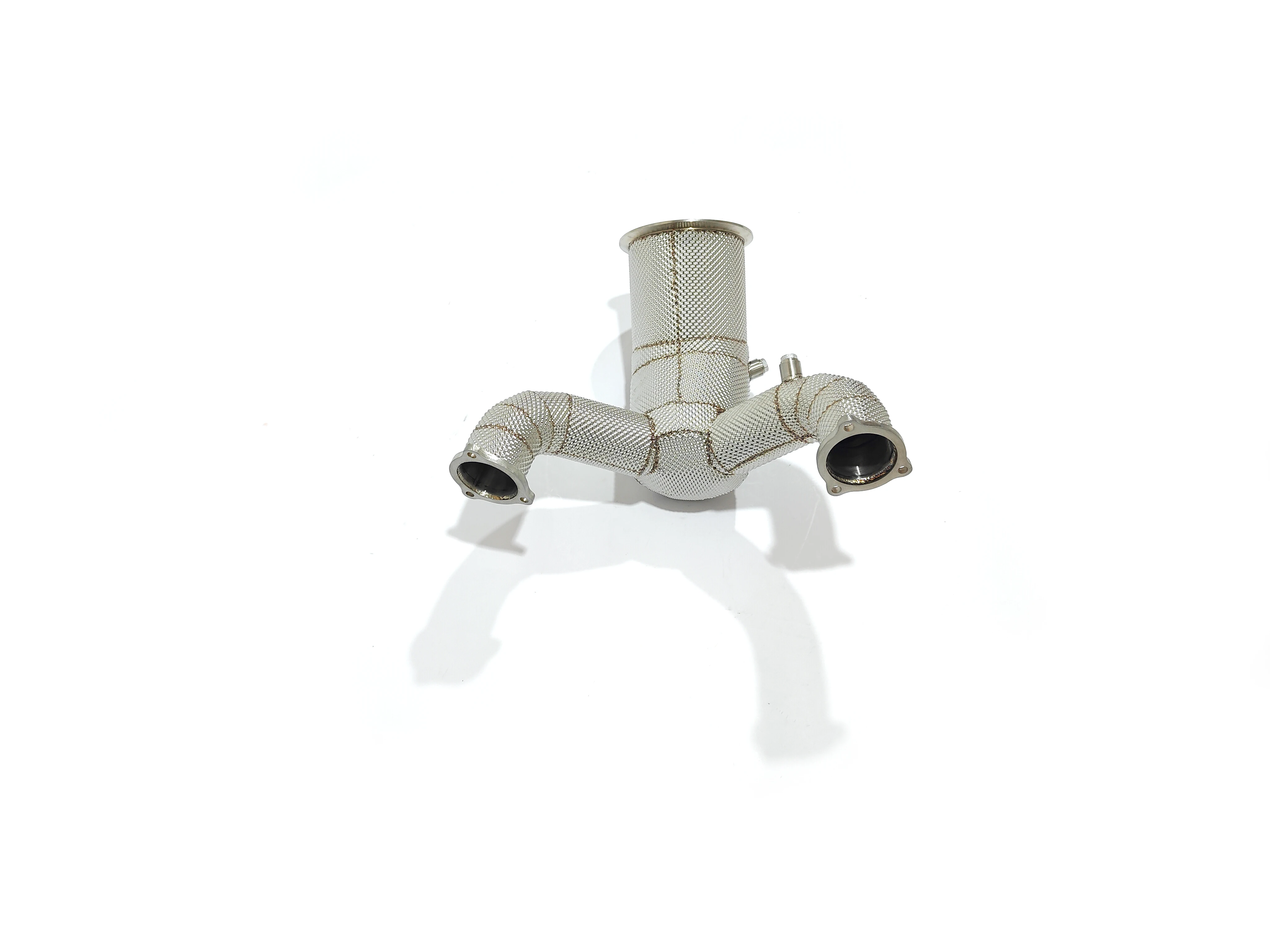 Engine Lamp Without Check Light Prompt for S4 S5 3.0T B9 2020-2024 High Quality  Exhaust Pipe with Catalytic Converter