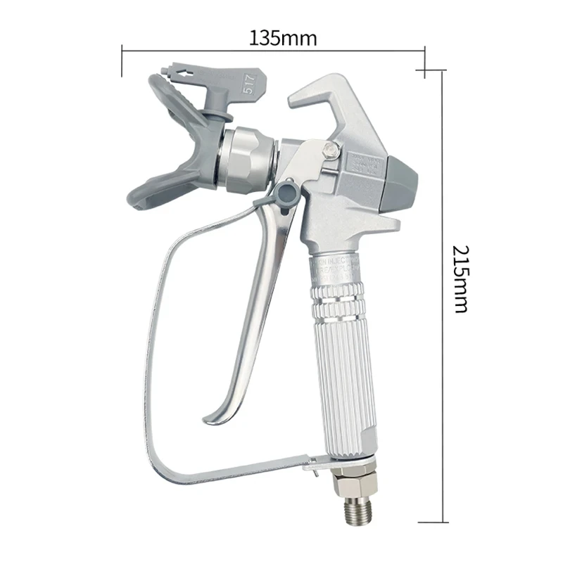 Airless Paint Spray Gun with 517 tip Swivel Joint 3600PSI High Pressure Spray Gun Airless Sprayer Spraying Machine Parts