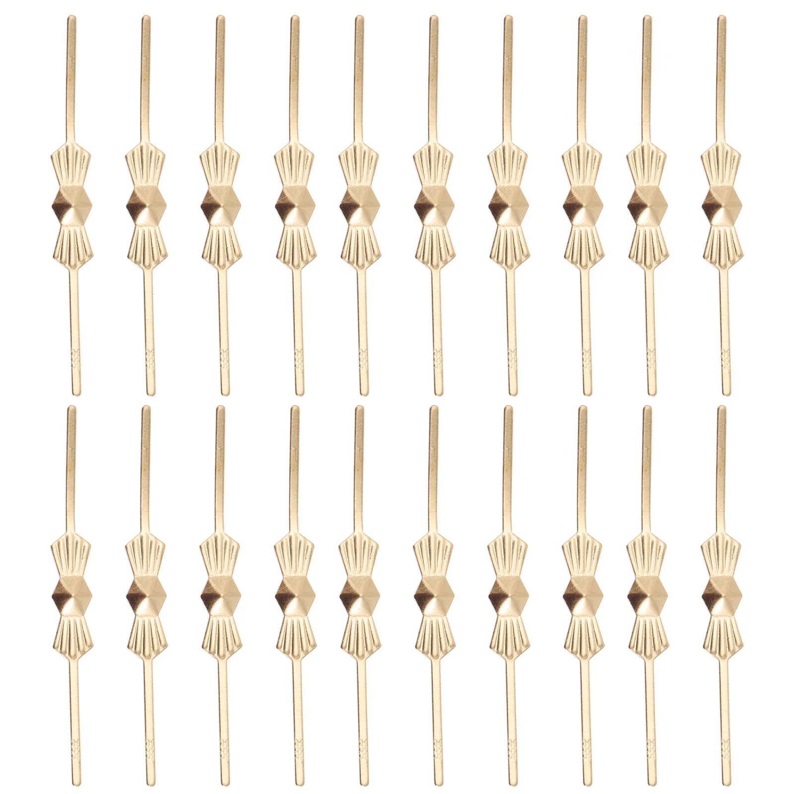 

200 Pcs Crystal Lamp Accessories Bow Tie Clips Ceiling Light Chandelier Parts Connector Fastening Crystals Lights