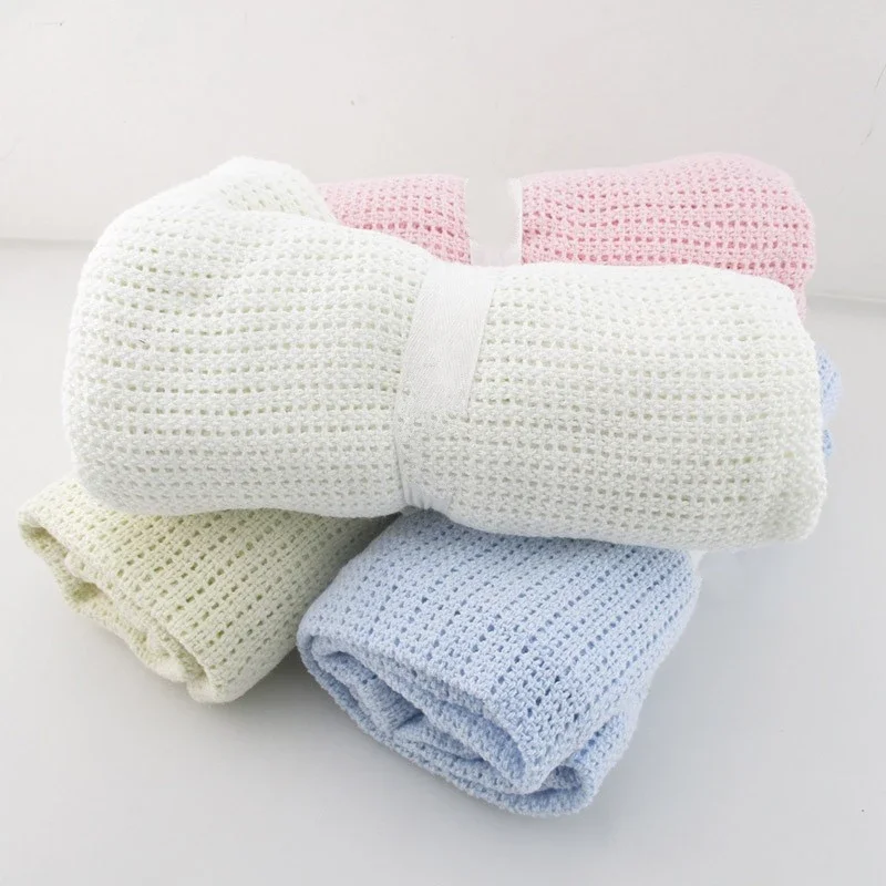 Summer Cotton Baby Blankets Toddlers Travel Blankets Newborn Baby Bedding Swaddle Toddler Photography Prop 70 X 90Cm