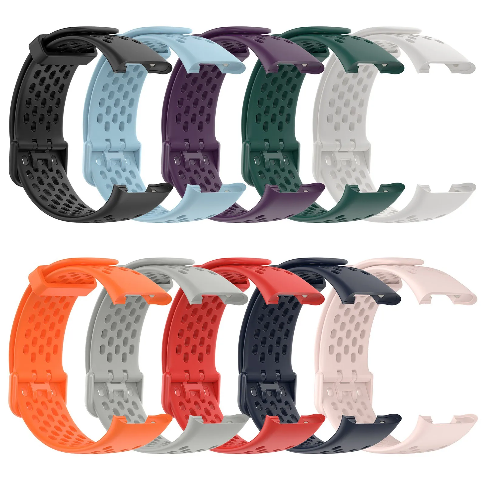 Wristbands Rubber Basketball Soft Silicone Replacement Strap Accessory Wristbands Compitable For Xiaomi Band7pro