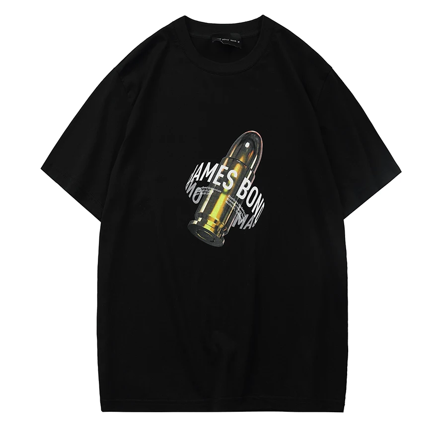 

Trendy and Stylish WP.SNAIL Bullet Print Cotton Couple T-shirt Set for Streetwear Enthusiasts
