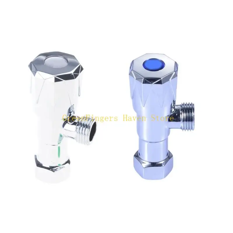 F68D High Flows Valves 1/2inch Water Flows Control Valves Water Pipe Switches Hot/Cold Water Stop Valves Restrictor