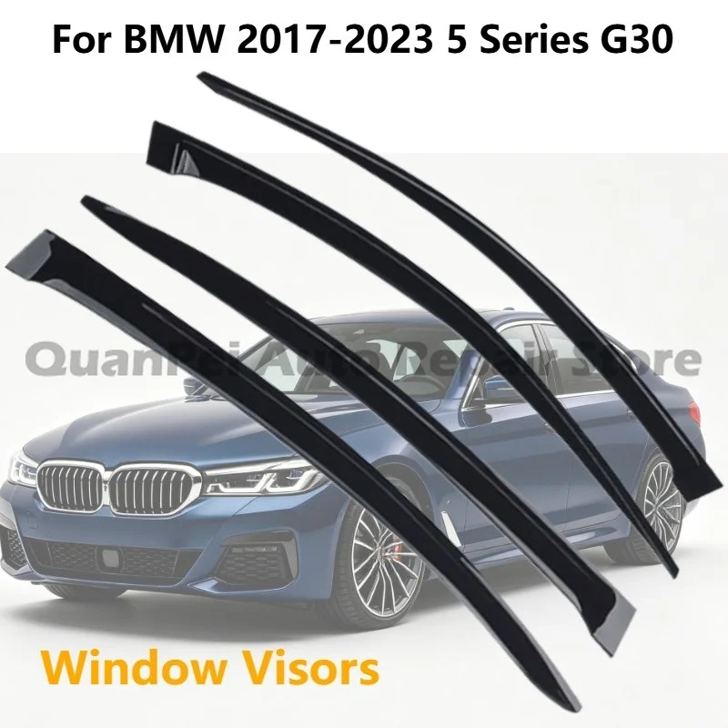 Sturdy Weather Shields For BMW 2017-2023 5 Series G30 Long Lasting Auto Rainproof Decorative Parts