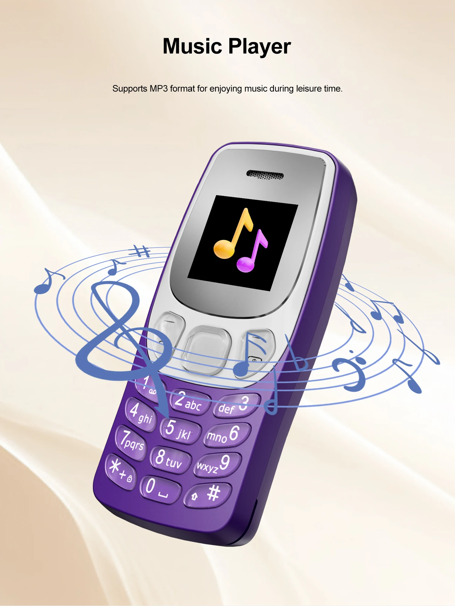 SERVO mini Mobile Phone 2G Network Bluetooth Dialer Blacklist Call Recording Dual SIM Standby 0.85" Screen Super Small Phones
