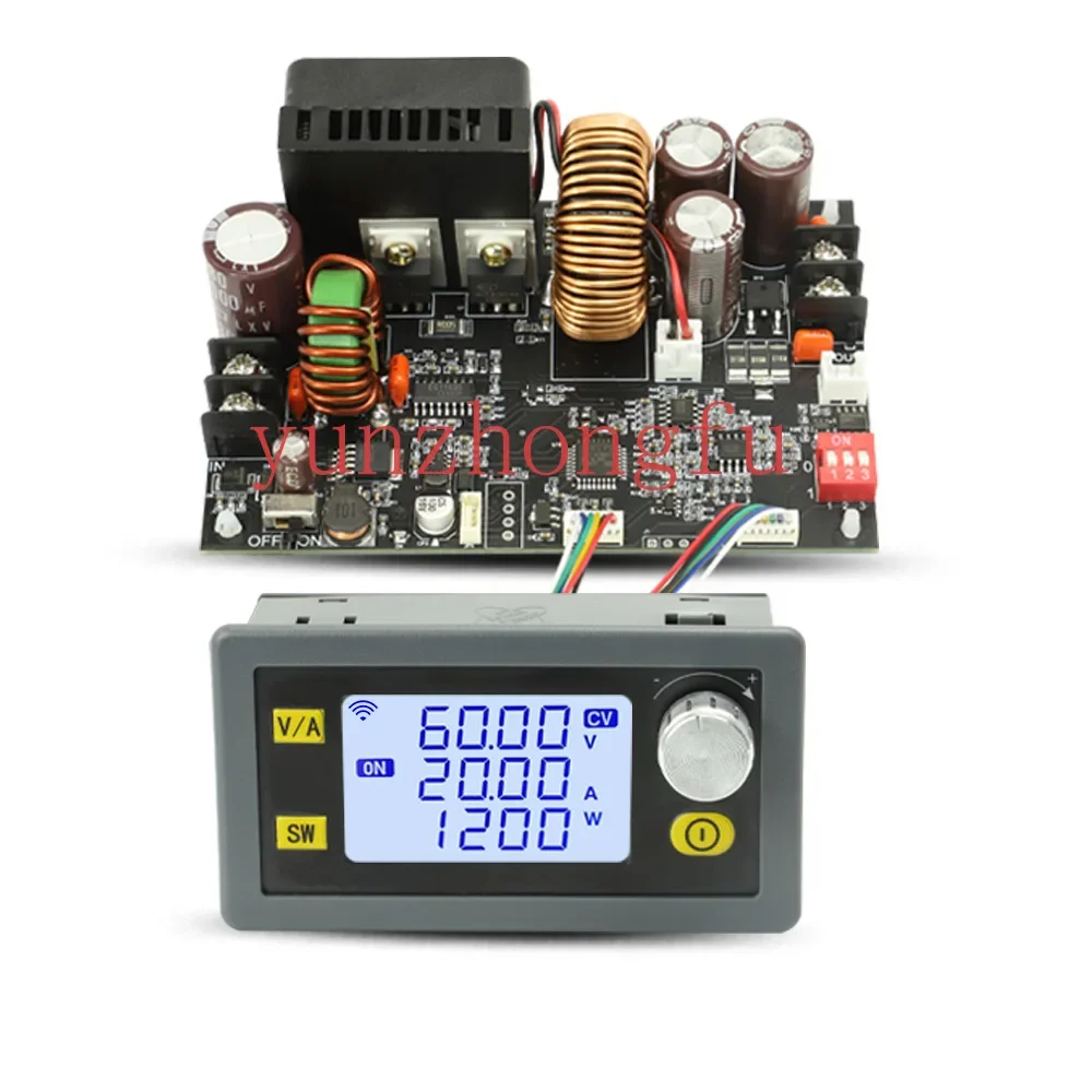 

XY6020L CNC регулируемый стабилизатор постоянного тока источник питания постоянного напряжения и обслуживания тока 20A/1200 Вт понижающий модуль