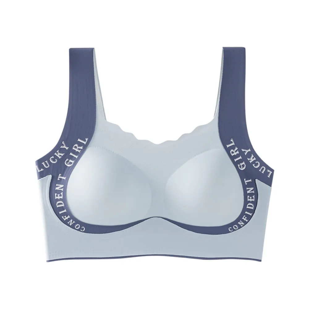 

Thin Letter Girls Wireless Bra Seamless Sweet Teens Push Up Bra Lingerie Soft Support Underwear Women Daily
