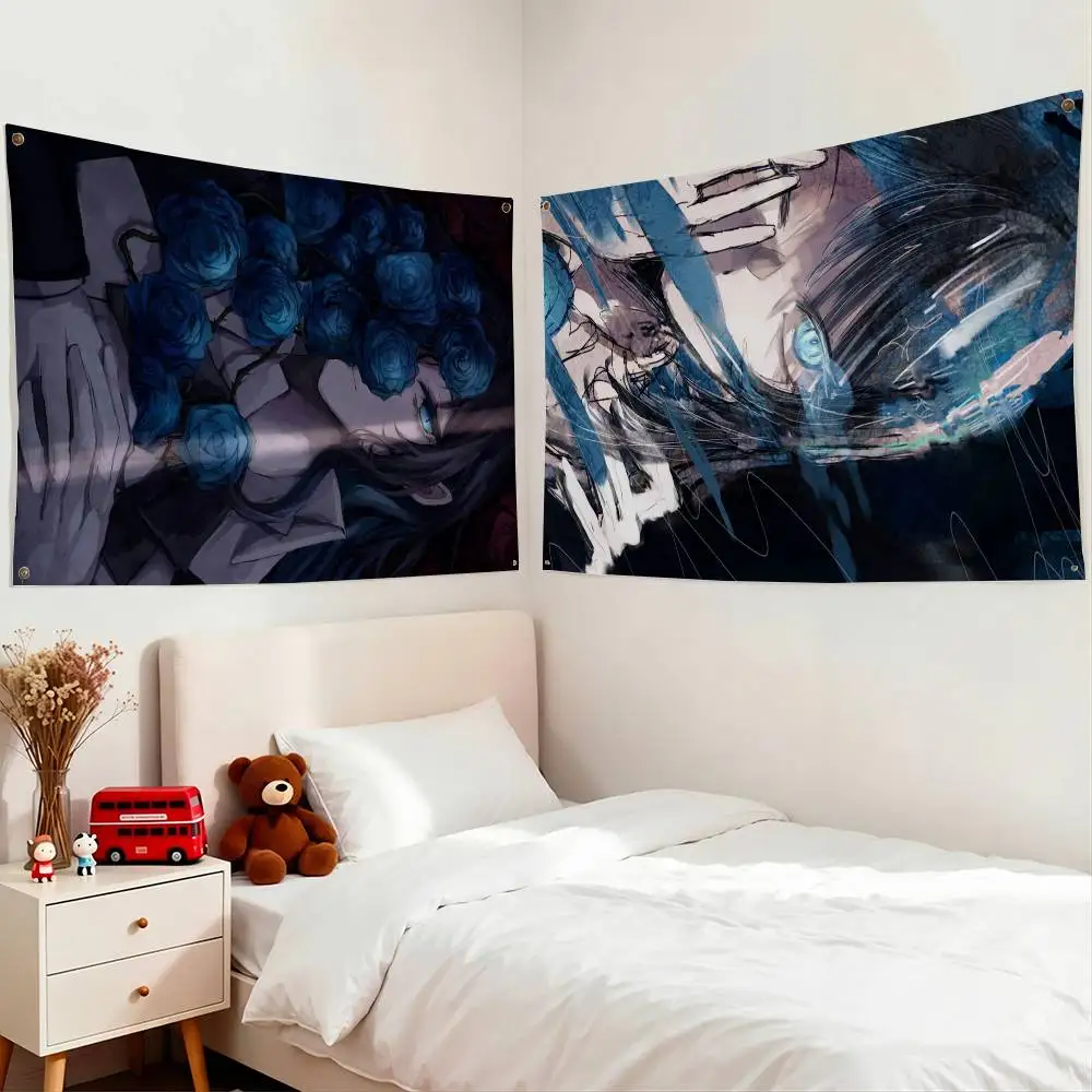 Japan Hot Singer A-Ado Flags for Bedrooms Home Decor Items Outdoor Decors Garage Decoration Flaga