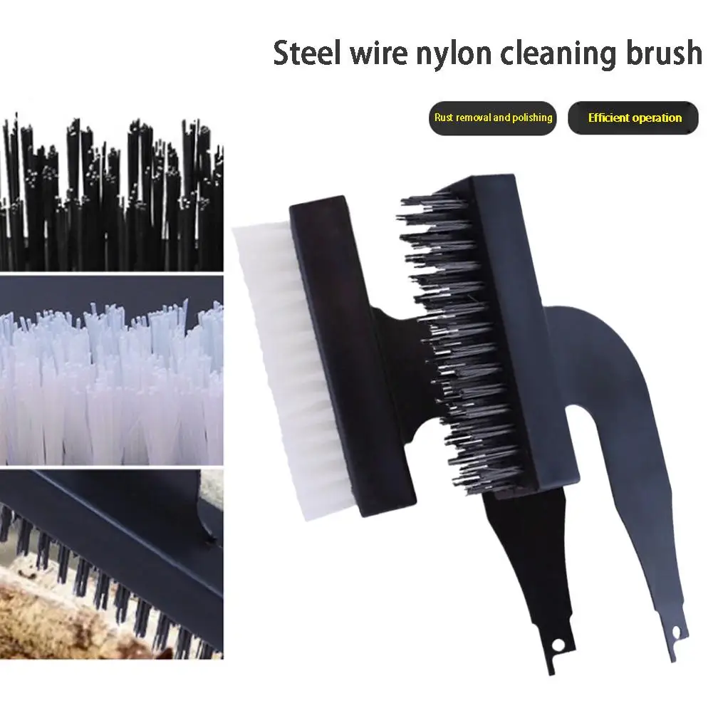 Electric Cleaning Wire Brush Kit Saber Saw Reciprocating Removal Saw Universal Cleaning Grinding Tool Paint/Rust Brush Head Y9A9