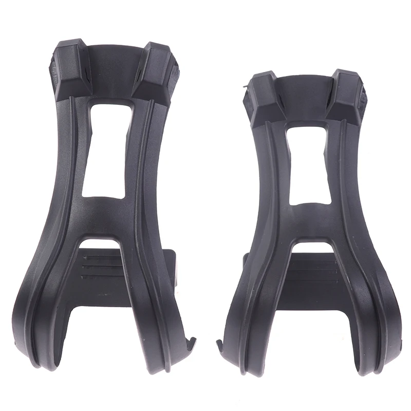 1Pair Bicycle Bike Strapless Toe Pedal Clips Black Ultra-light Bicycle Pedal Half Clips With Screws Cycling Accessories