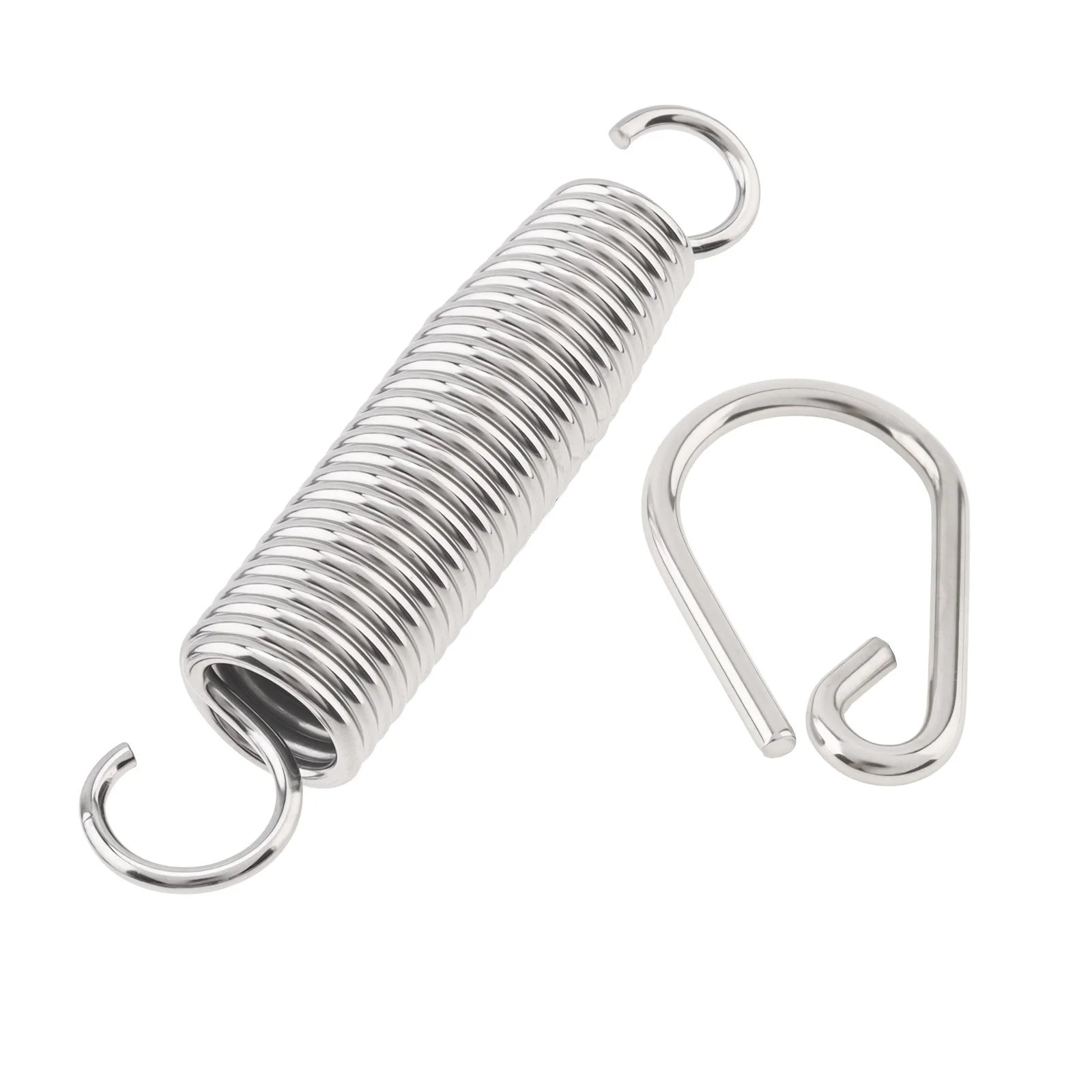 Iron Drum Foot Pedal Springs for Single Double Drums Stepping Hammer Extension Spring with Hook Standard Replacement Parts