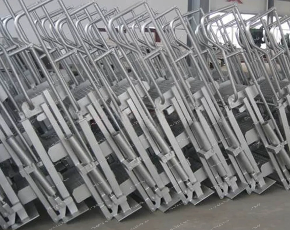Chemical platform ladder Three-step ladder Top loading and unloading crane tube special ladder, tanker boarding ladder