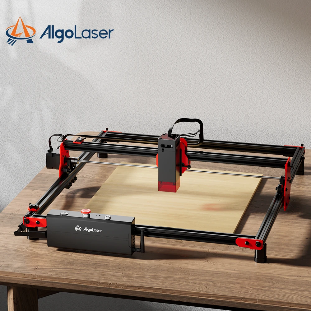 algolaser kit faca voce mesmo ponto compresado placa mae cnc 32 bit app wifi lasergrbl lightburn protecao para os olhos area 40x40x85cm 5w novo 01